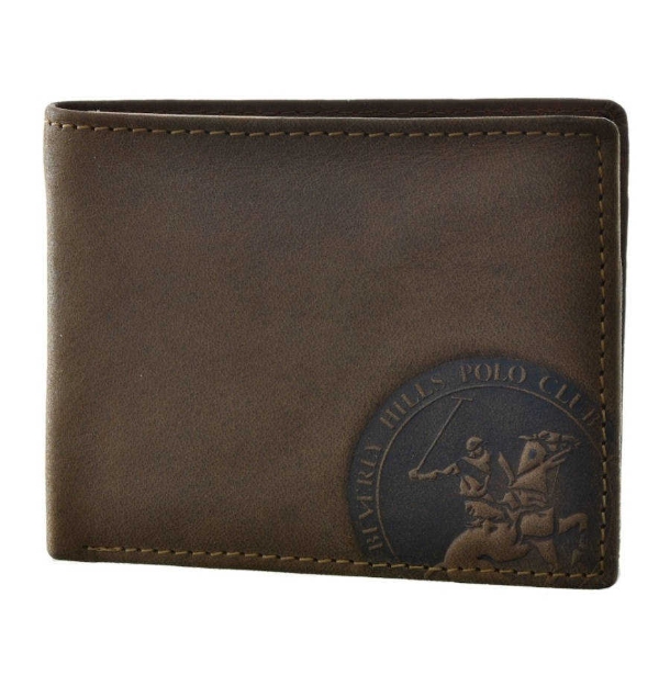 Kép Férfi pénztárca BHPC Circle BH-1191-65 dohány