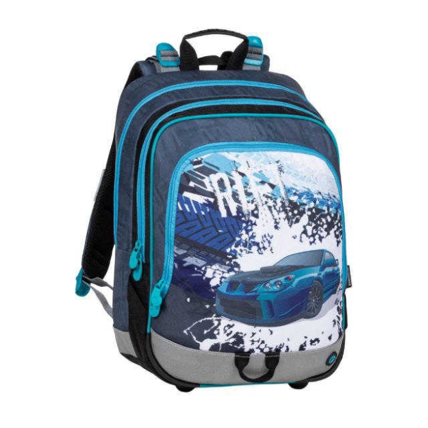 Kép Bagmaster ALFA 20 D iskolai hátizsák Kék / Szürke Fekete 19 L