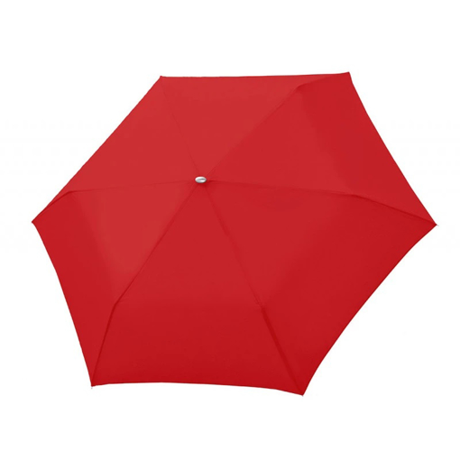 Kép Doppler Mini Slim Carbonsteel női lapos összecsukható esernyő piros