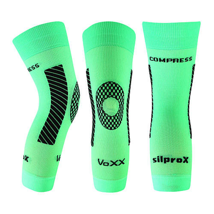 Kép VOXX® kompressziós hüvely Protect térd neonzöld 1 db