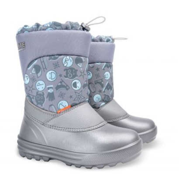 Kép Demar ALEX 1201 C Gyermek hócipő ezüst színben