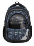 Kép Bagmaster MAXVELL 9 B iskolai hátizsák - kék kék 28 l