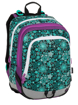 Kép Bagmaster ALFA 9 B iskolai hátizsák - türkiz díszek zöld 23 l
