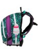 Kép Bagmaster ALFA 9 B iskolai hátizsák - türkiz díszek zöld 23 l