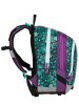Kép Bagmaster ALFA 9 B iskolai hátizsák - türkiz díszek zöld 23 l