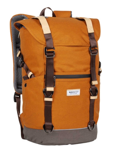 Kép Bagmaster MESSENGER 20 A diák hátizsák narancs/barna 17 L