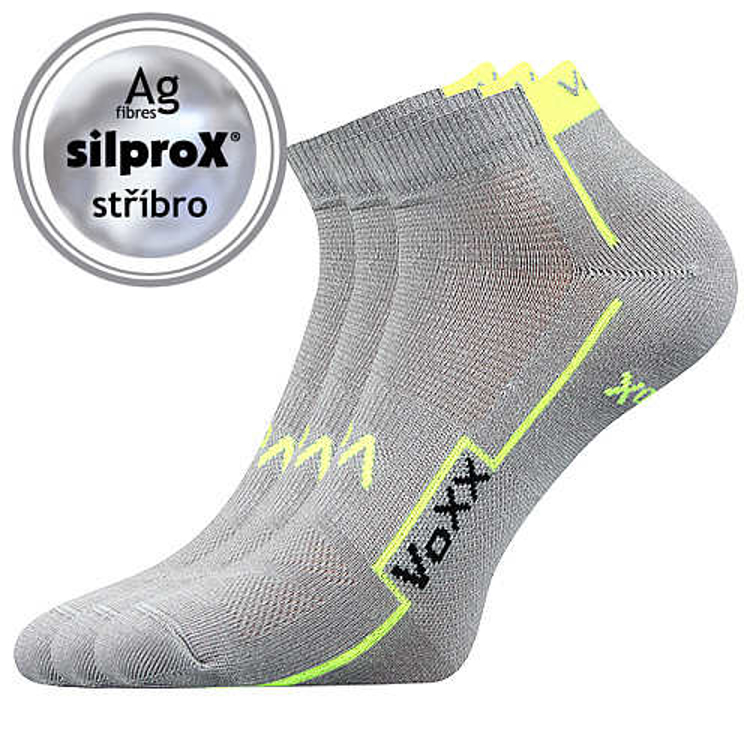 Kép VOXX zokni Kato világosszürke 3 pár