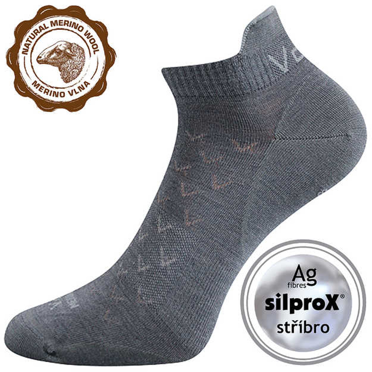 Kép VOXX zokni Rod világosszürke 1 pár