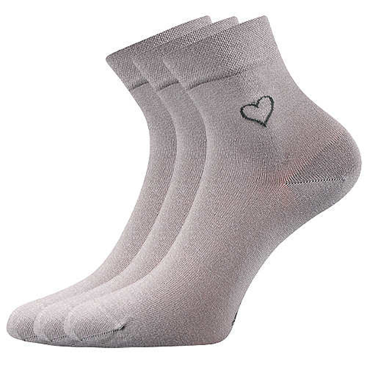 Kép LONKA Filiona zokni világosszürke 3 pár
