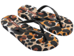 Kép Ipanema Animale Print II 83306-AJ134 Női flip flopok fekete / narancssárga