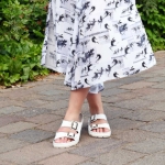 Kép Batz Zenna Fehér női egészségügyi papucsok