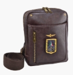 Kép Táska kereszt Aeronautica Militare Pilot L AM-471-25 barna 2,4 L