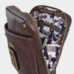 Kép Táska kereszt Aeronautica Militare Pilot L AM-471-25 barna 2,4 L