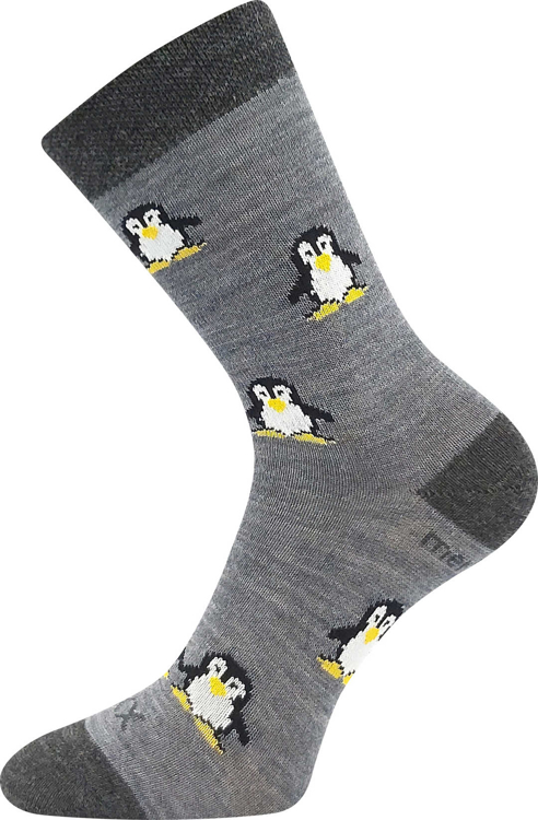 Kép VOXX zokni Penguinik szürke 1 pár