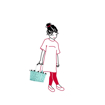 Kép Reisenthel Carrybag XS Kids Macskák és kutyák menta 5 L
