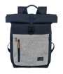 Kép Travelite Basics Roll-up hátizsák Navy/Grey 35 L