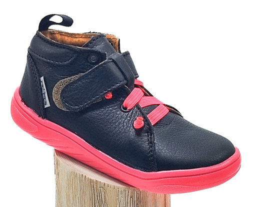 Kép Pegres Barefoot SBF62F Gyermek tornacipő fekete / rózsaszín
