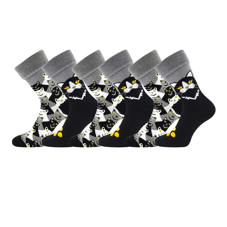 Kép LONKA® zokni Lisa cat 3 pár