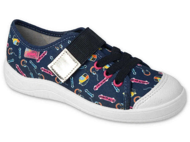 Kép BEFADO 351Y004 lányoknak tornacipő 1SZ kék skate