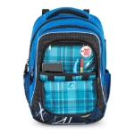 Kép Bagmaster LUMI 21 B iskolai hátizsák - foci kék 23 l