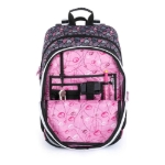 Kép Bagmaster ALFA 21 A iskolai háromkamrás hátizsák - kutya rózsaszín 23 l