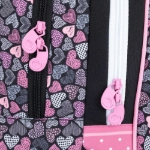 Kép Bagmaster ALFA 21 A iskolai háromkamrás hátizsák - kutya rózsaszín 23 l