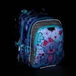 Kép Bagmaster LUMI 21 C iskolai hátizsák - mackó rózsaszín 23 l