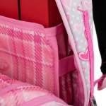 Kép Bagmaster BETA 22 B iskolai hátizsák - panda rózsaszín 23 l