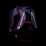 Kép Bagmaster BETA 22 B iskolai hátizsák - panda rózsaszín 23 l