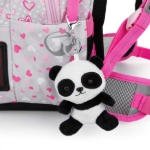 Kép Bagmaster BETA 22 B iskolai hátizsák - panda rózsaszín 23 l