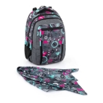 Kép Bagmaster PORTO 22 A iskolai hátizsák - Memphis szürke 29 l