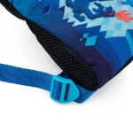 Kép Bagmaster PRIM 22 D iskolatáska papucshoz / tornazsák - kocka világ kék 1.2 l