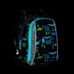 Kép Bagmaster VEGA 22 B kis iskolai szett első osztályosoknak - dinoszauruszok kék 22 l
