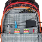 Kép Bagmaster BETA 23 B iskolai hátizsák - Tűzoltók piros 23 l