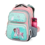 Kép Bagmaster DOPI 23 B iskolai hátizsák - Egyszarvú és nyulak rózsaszín 22 L