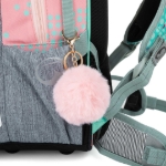 Kép Bagmaster DOPI 23 B iskolai hátizsák - Egyszarvú és nyulak rózsaszín 22 L