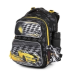 Kép Bagmaster DOPI 23 C iskolai hátizsák - sárga autó sárga 22 l