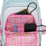 Kép Bagmaster LUMI 23 B iskolai hátizsák - virágtündér kék 23 l