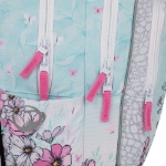 Kép Bagmaster LUMI 23 B iskolai hátizsák - virágtündér kék 23 l