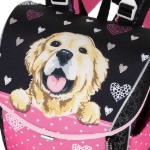 Kép Bagmaster PRIM 23 A iskolai aktatáska - kutyus rózsaszín 20 l