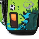 Kép Bagmaster PRIM 23 D iskolai aktatáska - futball zöld 20 l