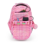 Kép Bagmaster VEGA 23 A iskolai hátizsák - pillangók rózsaszín 22 l