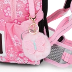 Kép Bagmaster VEGA 23 A iskolai hátizsák - pillangók rózsaszín 22 l