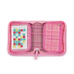 Kép Bagmaster VEGA 23 A iskolai tolltartó - pillangók rózsaszínben