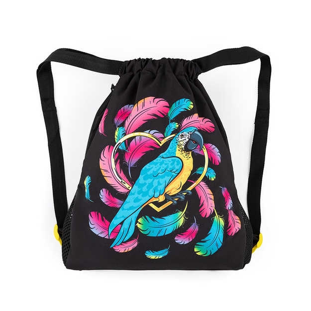 Kép Bagmaster BETA 23 A papucsos iskolatáska / tornazsák - papagájkék 1,5 l