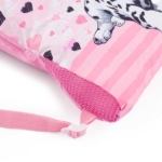 Kép Bagmaster BETA 24 A iskolatáska papucshoz / tornazsák - dalmát rózsaszín 1,5 l