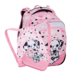 Kép Bagmaster BETA 24 Kis iskolai szett első osztályosoknak - dalmát rózsaszín 18 l