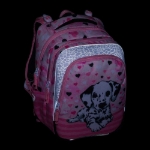 Kép Bagmaster BETA 24 Kis iskolai szett első osztályosoknak - dalmát rózsaszín 18 l