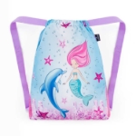 Kép Bagmaster Bag LUMI 24 A iskolatáska papucshoz / tornazsák - sellő kék 1,5 l