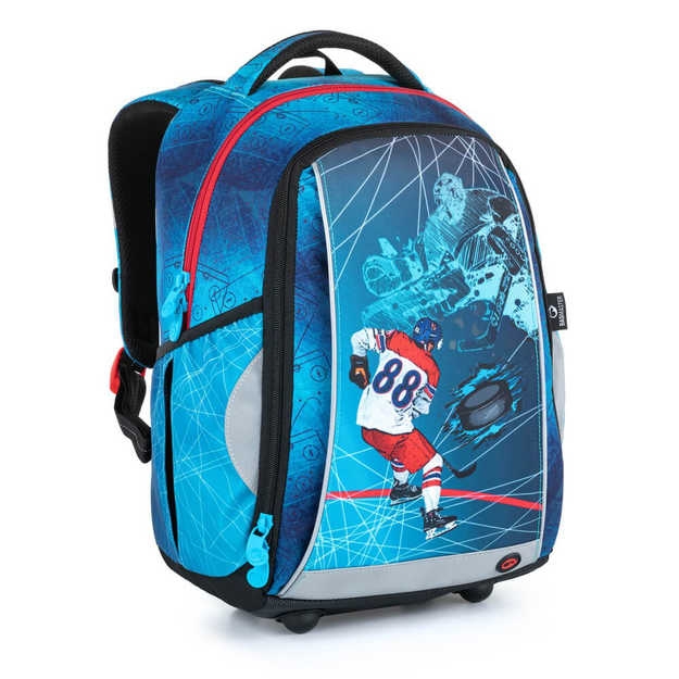 Kép Bagmaster MARK 21 A iskolai hátizsák - hoki kék 22 l